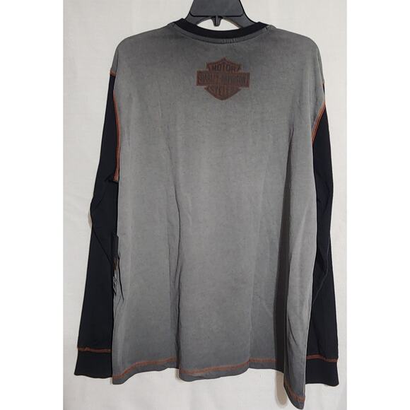 Harley Davidson long sleeve shirt men's Large - Picture 10 of 11